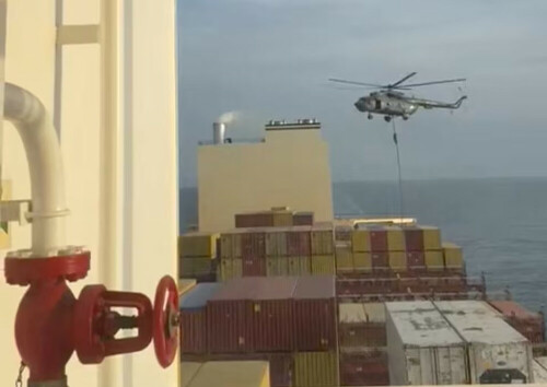 Crew of ship seized by Iran are safe, operator MSC says