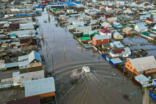 Water levels rise in rivers in Russia&rsquo;s Kurgan, Tomsk regions