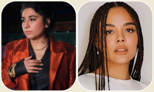 Pakistani-American musician Arooj Aftab collaborates with actor Tessa Thompson for music video