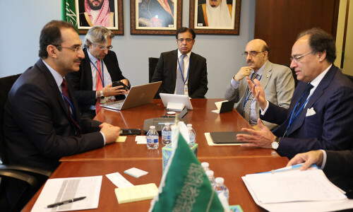 Aurangzeb pitches bankable projects to attract Saudi, UK investments