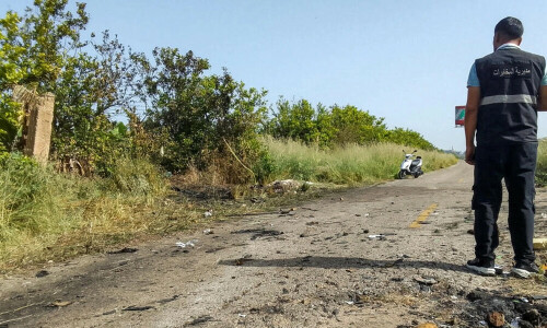 Rescuers say Israeli strike kills two Lebanese civilians, including child