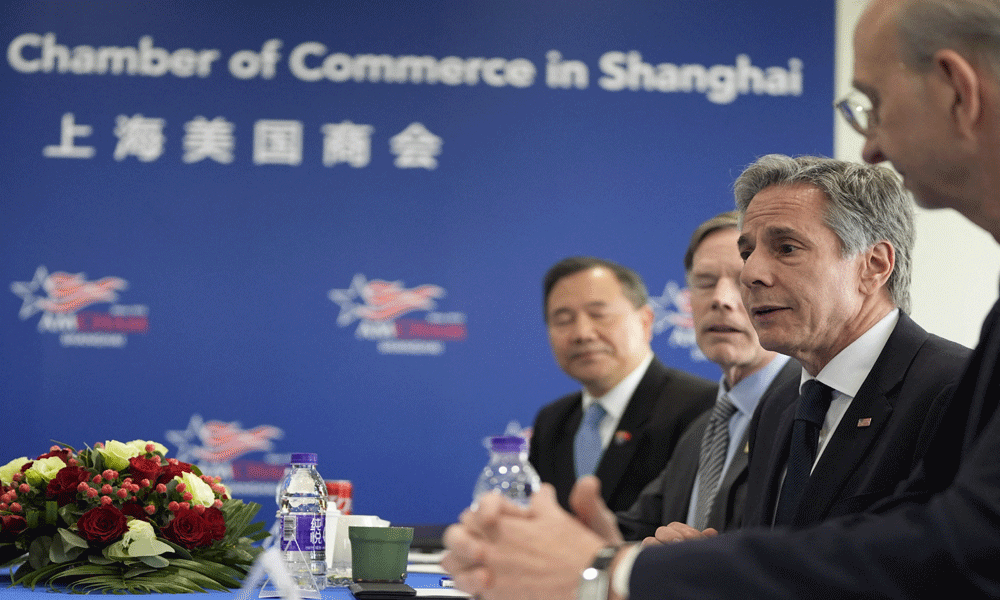 In China, Blinken urges fair treatment of American companies