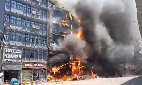 At least six killed in India hotel fire: police