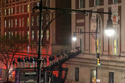 Police arrest dozens of pro-Palestinian protesters in Columbia University raid
