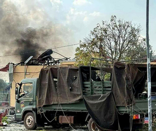 Cambodia says heatwave a factor in ammo blast that killed 20 soldiers