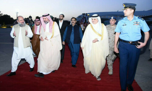 &lsquo;Investment talks&rsquo;: high-level Saudi business delegation lands in Pakistan