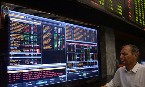 KSE-100 sees volatile session, closes flat