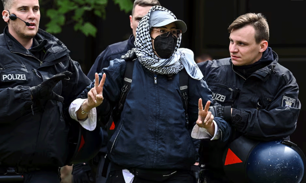 German police clear pro-Palestinian camp at Berlin University
