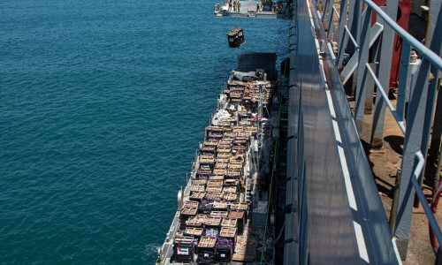 US military says first aid delivered to Gaza via temporary pier