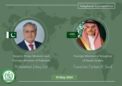In call with Saudi counterpart, FM Dar &lsquo;reviews preparations&rsquo; for crown prince&rsquo;s visit: FO