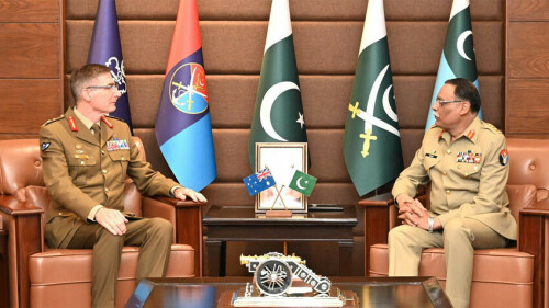 CJCSC Gen Mirza, Australian defence chief discuss regional security