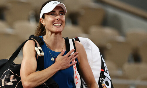 France&rsquo;s Cornet ends career after record 69th straight Grand Slam