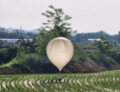 North Korea sends 600 more trash-filled balloons over border