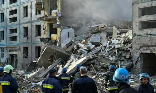 Russian missile attack on Ukraine&rsquo;s Dnipro injures seven people, including two children