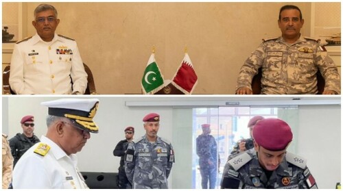Qatar lauds Pakistan Navy in ensuring maritime security
