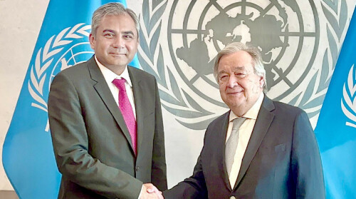 Interior Minister meets UN Secretary-General, offers support for counterterrorism unit