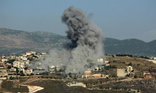 Two dead, fires in south Lebanon after Israeli strikes: state media