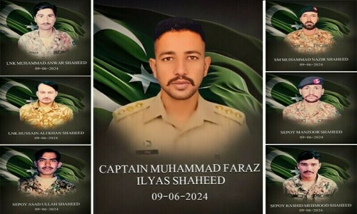 Captain among 7 security personnel martyred in Lakki Marwat IED attack: ISPR