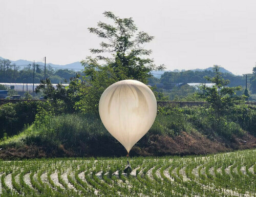 North Korea sends more balloons as Kim&rsquo;s sister warns of &lsquo;new counteraction&rsquo;