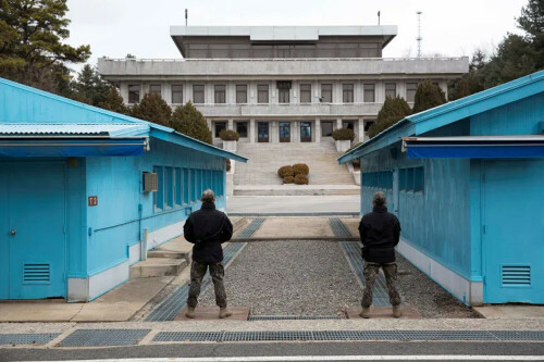 South Korea fires warning shots after North Korea soldiers briefly cross border