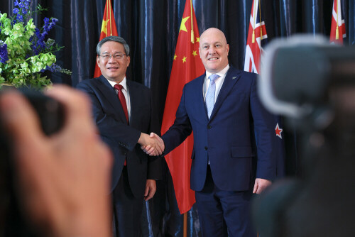 China&rsquo;s Premier Li in New Zealand for talks with prime minister