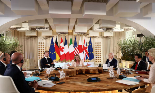 Biden at G7: Hamas has to move on Gaza ceasefire