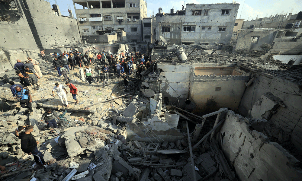 Health ministry in Gaza says war death toll at 37,266