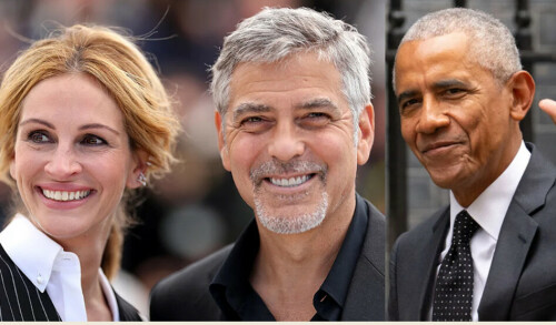 Biden, Obama headline $28 million Los Angeles fundraiser with George Clooney, Julia Roberts