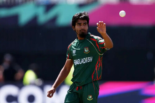 Bangladesh pacer Tanzim Hasan fined for &lsquo;contact&rsquo; with Nepal captain