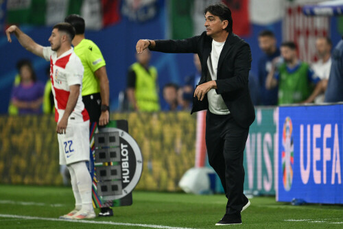 Croatia coach Dalic angered by length of added time in Italy draw