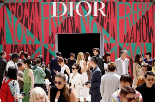Dior nods to sports with jersey fabrics in Paris haute couture show