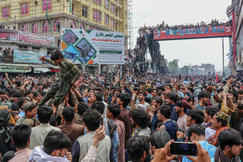 Celebrations erupt in Afghan cities after World Cup heroics