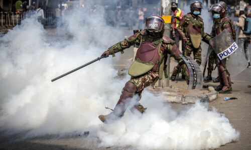 At least 10 dead as police fire at anti-tax protesters in Kenya