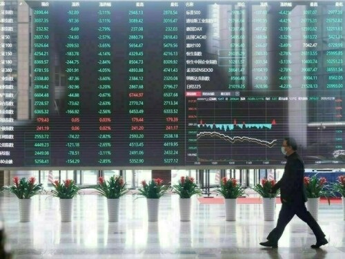 Artificial intelligence firms lead Chinese shares higher