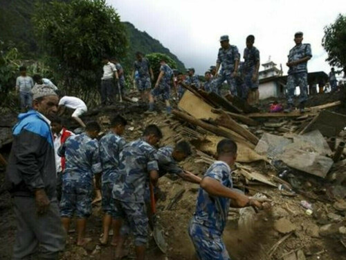 Landslides, lightning and floods kill 14 in Nepal