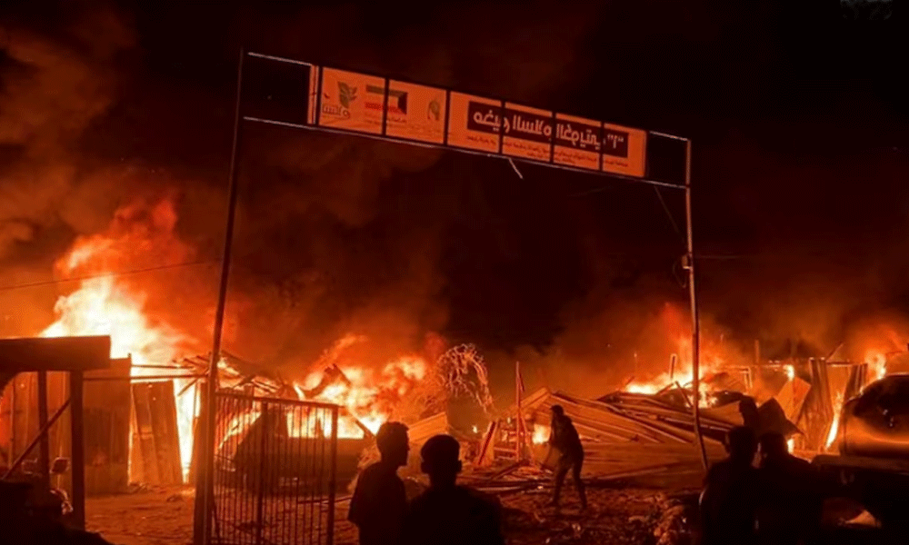 Israel army says Palestinian fire barrage of &lsquo;20 projectiles&rsquo;