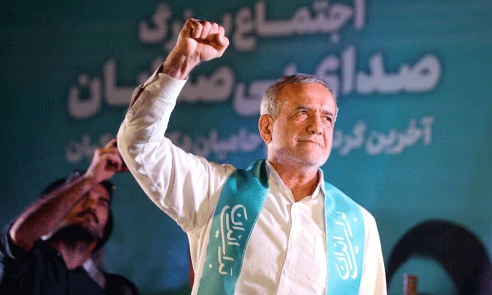 ایرانی اصلاح پسند مسعود پزشکیان صدارتی الیکشن میں کامیاب