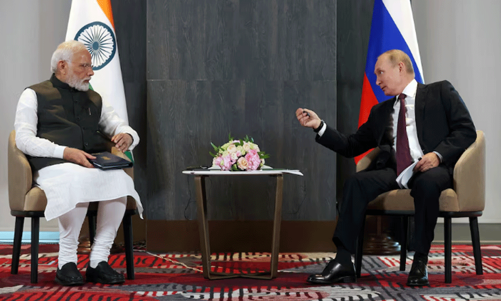 India PM Modi tells Putin &lsquo;war cannot solve problems&rsquo;