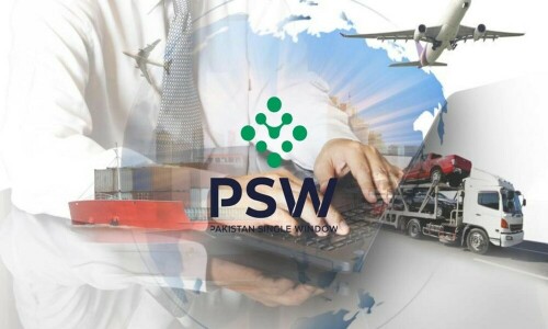 پاکستان سنگل ونڈو: کاغذ پر مبنی 155 دستاویزات کی جگہ الیکٹرانک سسٹم متعارف