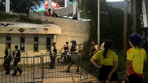 Copa America final delayed after ticketless fans rush stadium gates