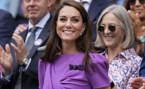 Kate, Britain&rsquo;s Princess of Wales, welcomed back to Wimbledon with standing ovation