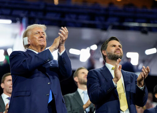 Trump&rsquo;s running mate Vance introduces himself to nation at Republican convention