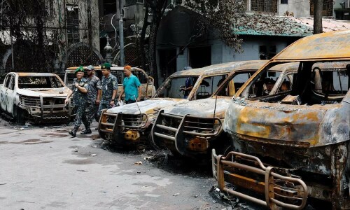 Bangladesh PM surveys destruction as unrest recedes