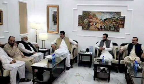 JI to continue Islamabad sit-in after first round talks with govt: Baloch