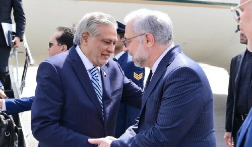 Deputy PM Ishaq Dar in Tehran to attend Iranian President-elect&rsquo;s oath ceremony