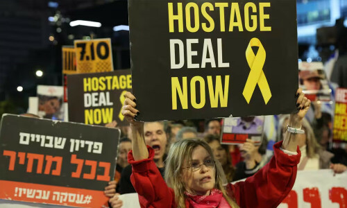Israelis demand hostages&rsquo; return as war hits 300 days