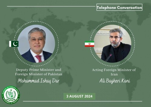 Pakistan &lsquo;fully supports&rsquo; Iran&rsquo;s call for OIC extraordinary meeting on Haniyeh&rsquo;s killing, FO says