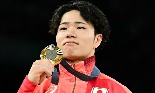 Japan&rsquo;s Oka wins third gold at Paris Olympics on horizontal bar