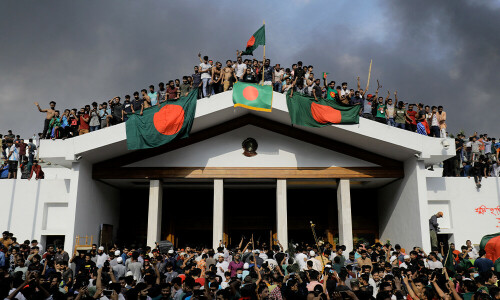 Sheikh Hasina flees Bangladesh, &lsquo;heading to London&rsquo; as military takes over