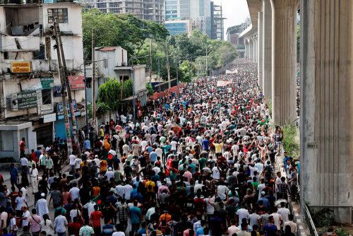 Bangladesh awaits installation of interim government after weeks of strife